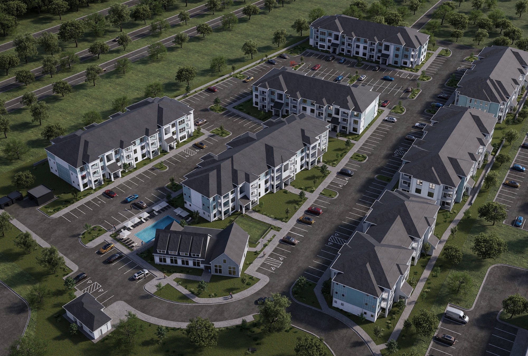 23015-NC - True Love Apartments - Rendering